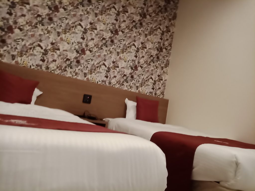 プールリゾート沖縄のベッド
