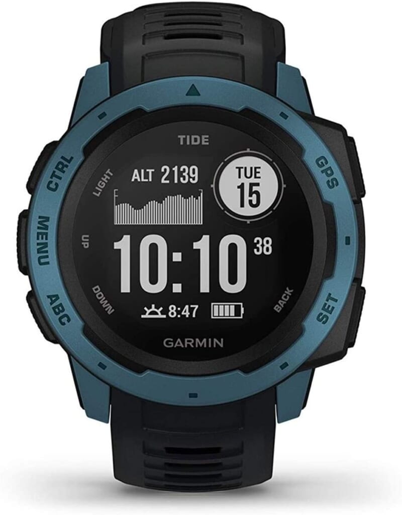 garmin instinct tide data